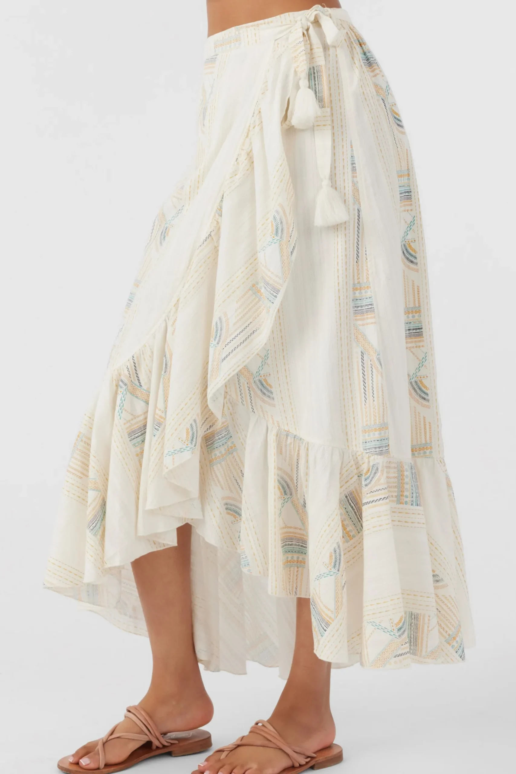 ADILAH HIGH-LOW WRAP SKIRT