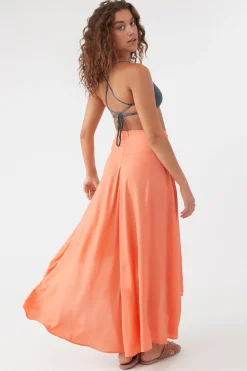 AMBROSIO HIGH-LOW MAXI SKIRT
