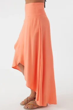 AMBROSIO HIGH-LOW MAXI SKIRT