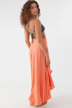 AMBROSIO HIGH-LOW MAXI SKIRT