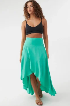 AMBROSIO HIGH-LOW MAXI SKIRT
