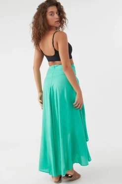 AMBROSIO HIGH-LOW MAXI SKIRT