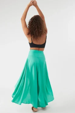 AMBROSIO HIGH-LOW MAXI SKIRT