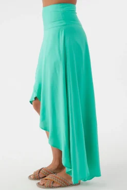 AMBROSIO HIGH-LOW MAXI SKIRT