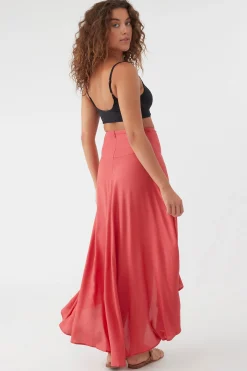 AMBROSIO HIGH-LOW MAXI SKIRT