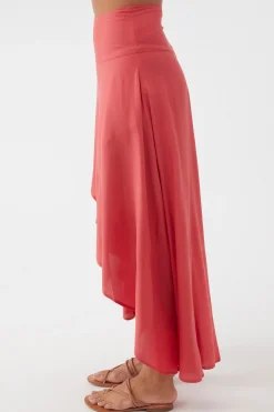 AMBROSIO HIGH-LOW MAXI SKIRT