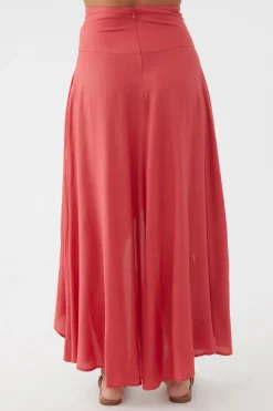 AMBROSIO HIGH-LOW MAXI SKIRT