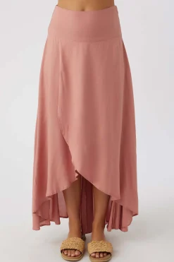 AMBROSIO HIGH-LOW MAXI SKIRT