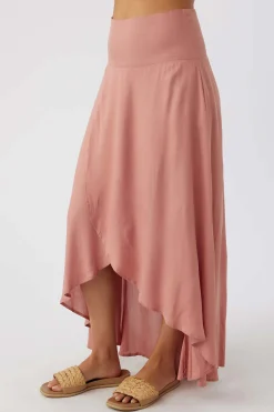 AMBROSIO HIGH-LOW MAXI SKIRT