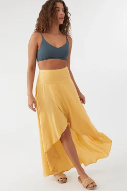 AMBROSIO HIGH-LOW MAXI SKIRT