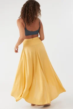 AMBROSIO HIGH-LOW MAXI SKIRT