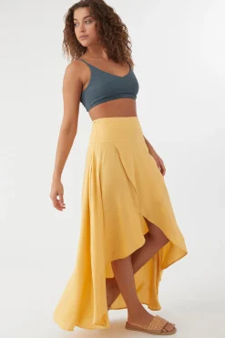 AMBROSIO HIGH-LOW MAXI SKIRT