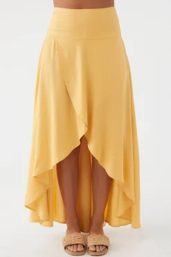 AMBROSIO HIGH-LOW MAXI SKIRT