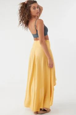 AMBROSIO HIGH-LOW MAXI SKIRT