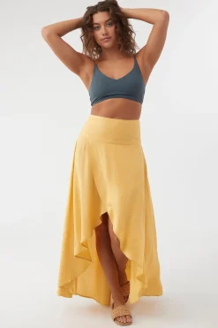 AMBROSIO HIGH-LOW MAXI SKIRT