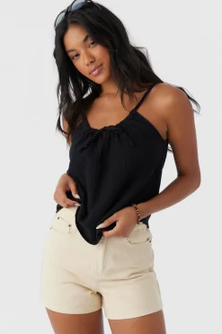 ANYA CRINKLE DOUBLE GAUZE TANK TOP