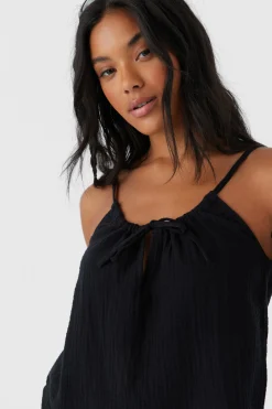 ANYA CRINKLE DOUBLE GAUZE TANK TOP
