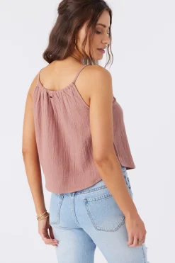 ANYA CRINKLE DOUBLE GAUZE TANK TOP