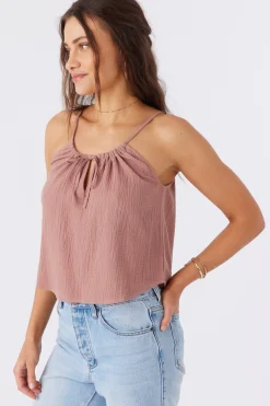ANYA CRINKLE DOUBLE GAUZE TANK TOP