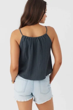 ANYA CRINKLE DOUBLE GAUZE TANK TOP