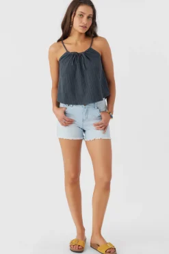 ANYA CRINKLE DOUBLE GAUZE TANK TOP