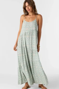 ARIETTE MARIA TILE MAXI DRESS