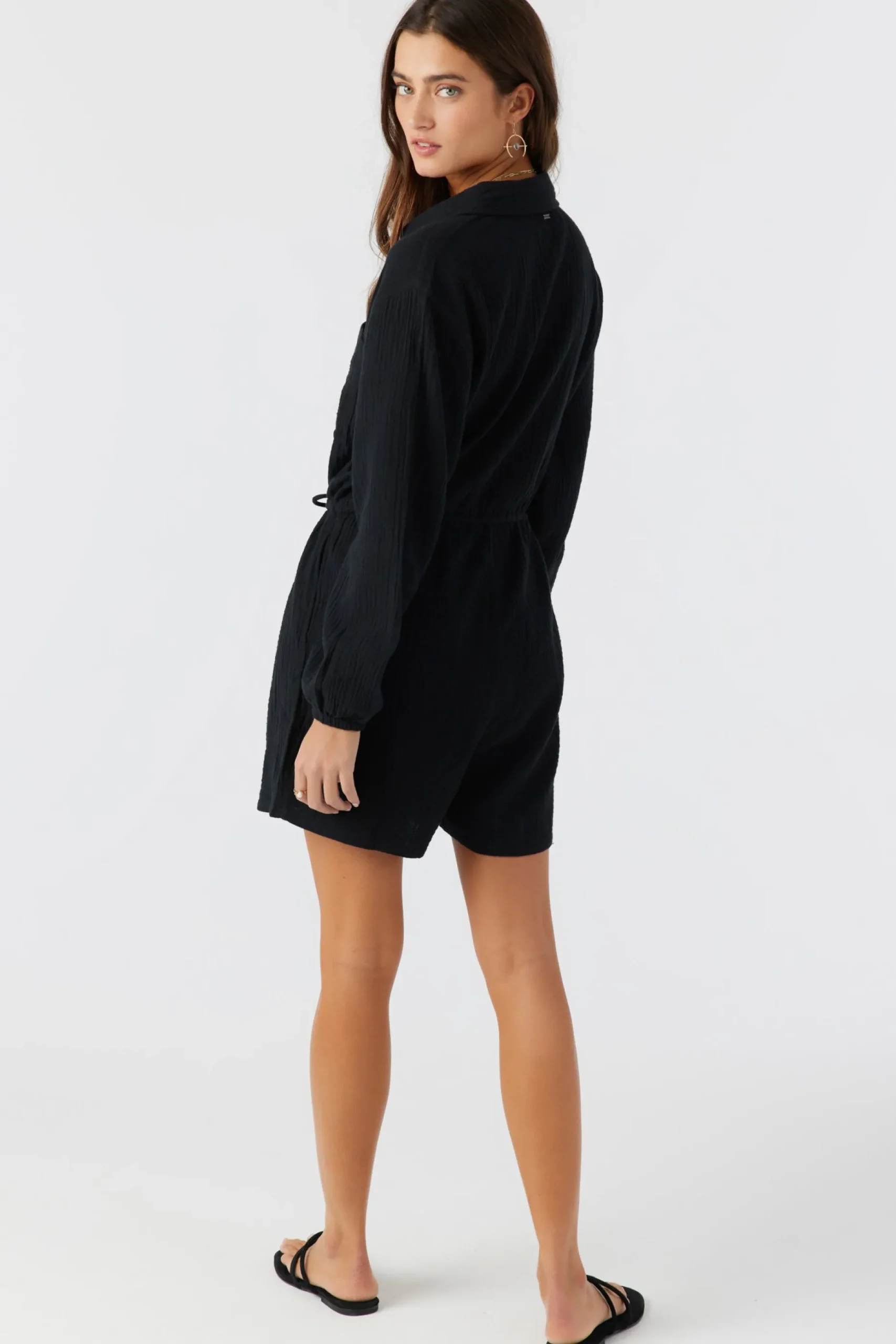 AVALA COTTON CRINKLE DOUBLE GAUZE ROMPER