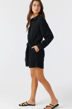 AVALA COTTON CRINKLE DOUBLE GAUZE ROMPER