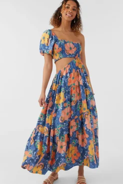AYA JADIA FLORAL MAXI DRESS