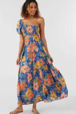 AYA JADIA FLORAL MAXI DRESS