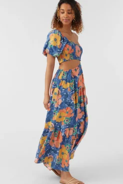 AYA JADIA FLORAL MAXI DRESS