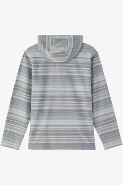 BAVARO STRIPE PONCHO PULLOVER FLEECE