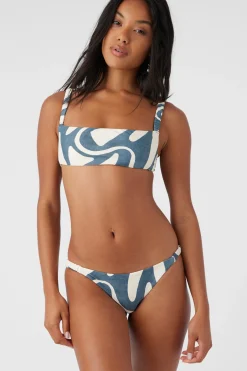 BEACH HUT GEO BUNDORAN BRALETTE TOP