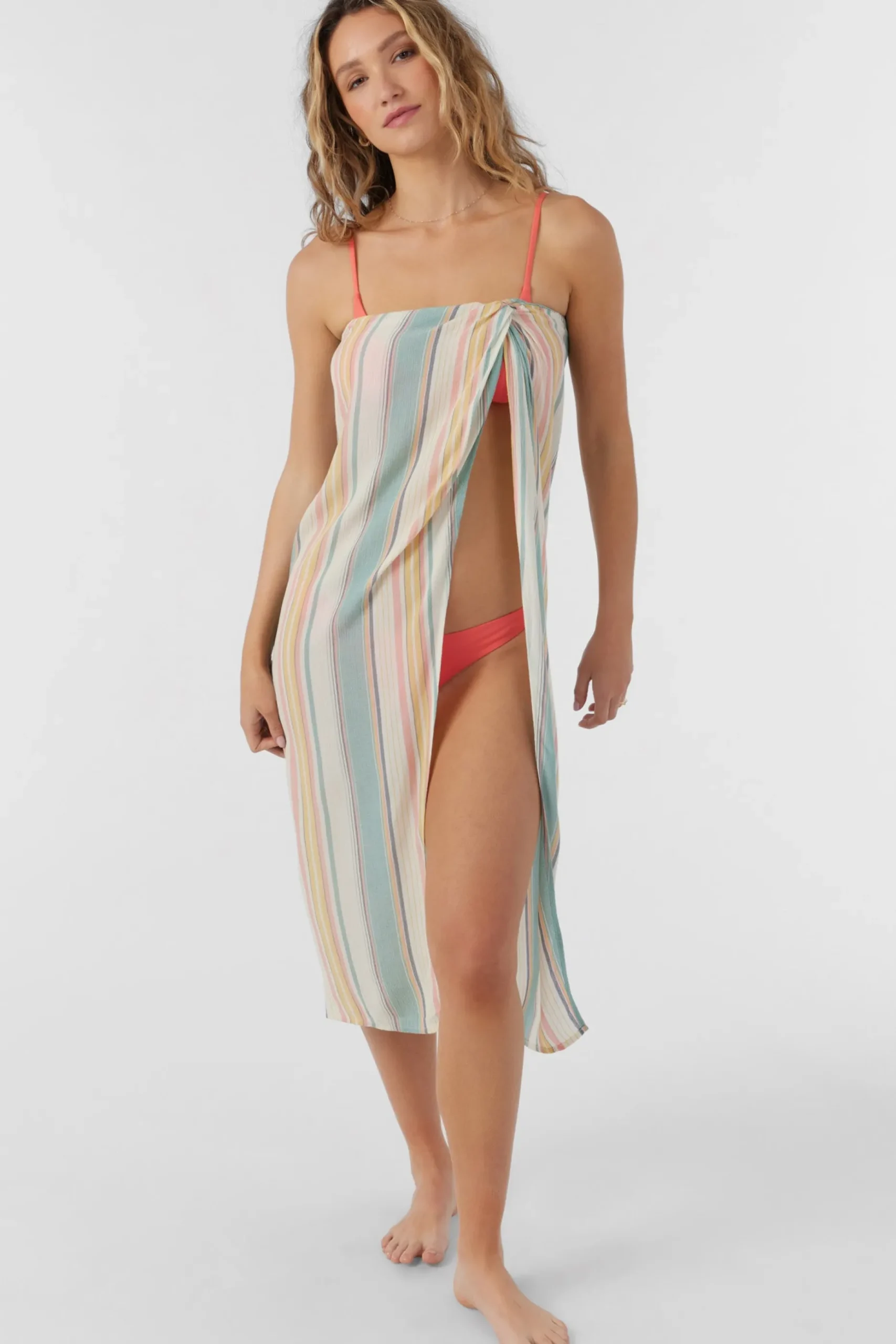 BEACHBOUND STRIPE HANALEI MAXI SKIRT COVER-UP