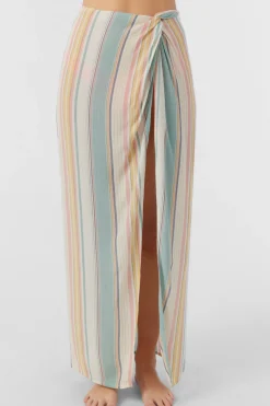 BEACHBOUND STRIPE HANALEI MAXI SKIRT COVER-UP