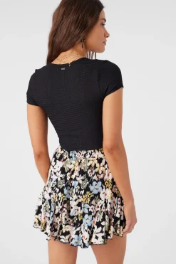 BENNIE CAMDEN FLORAL FLOWY SHORTS