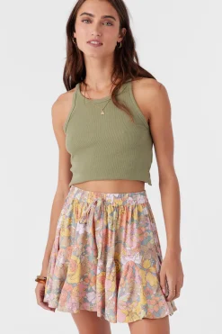 BENNIE JANIS FLORAL FLOWY SHORTS