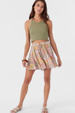 BENNIE JANIS FLORAL FLOWY SHORTS