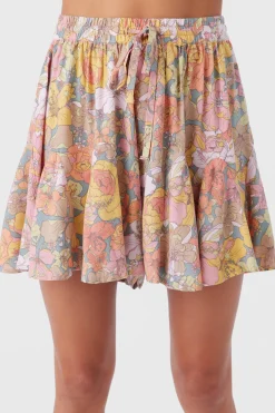 BENNIE JANIS FLORAL FLOWY SHORTS