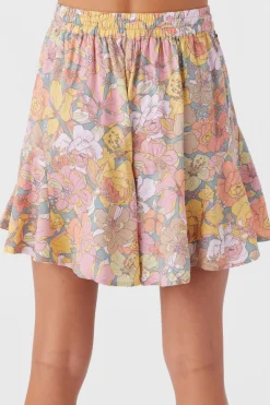 BENNIE JANIS FLORAL FLOWY SHORTS