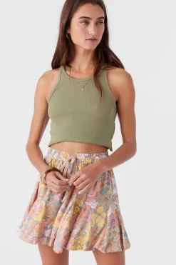 BENNIE JANIS FLORAL FLOWY SHORTS
