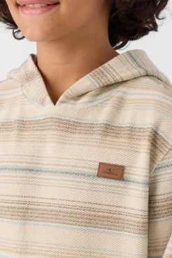 BOY'S BAVARO STRIPE PULLOVER FLEECE