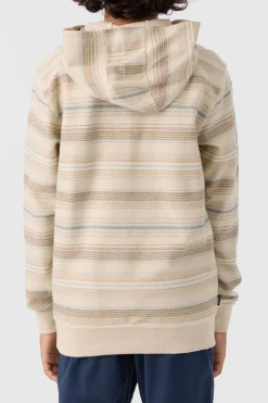 BOY'S BAVARO STRIPE PULLOVER FLEECE