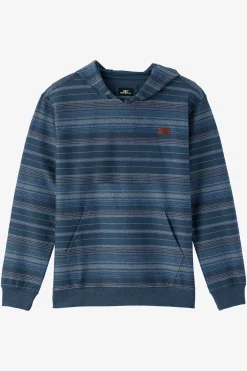 BOY'S BAVARO STRIPE PULLOVER FLEECE