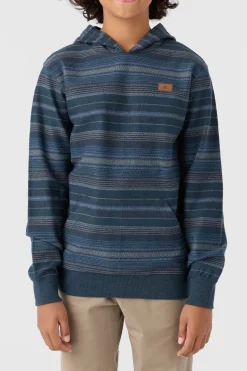 BOY'S BAVARO STRIPE PULLOVER FLEECE