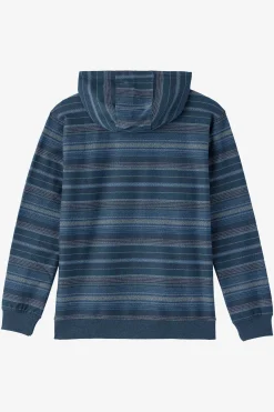 BOY'S BAVARO STRIPE PULLOVER FLEECE