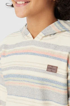 BOY'S BAVARO STRIPE PULLOVER FLEECE