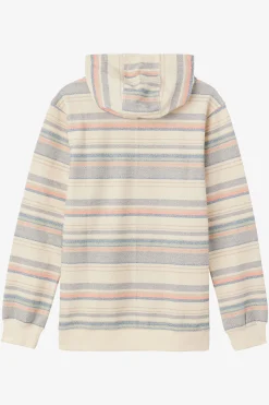 BOY'S BAVARO STRIPE PULLOVER FLEECE