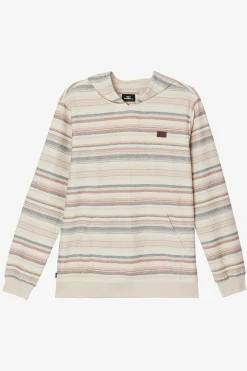 BOY'S BAVARO STRIPED PULLOVER FLEECE