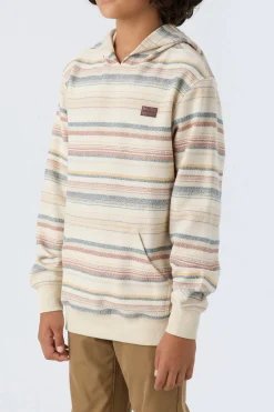 BOY'S BAVARO STRIPED PULLOVER FLEECE